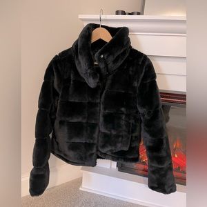 Faux fur jacket from Abercrombie